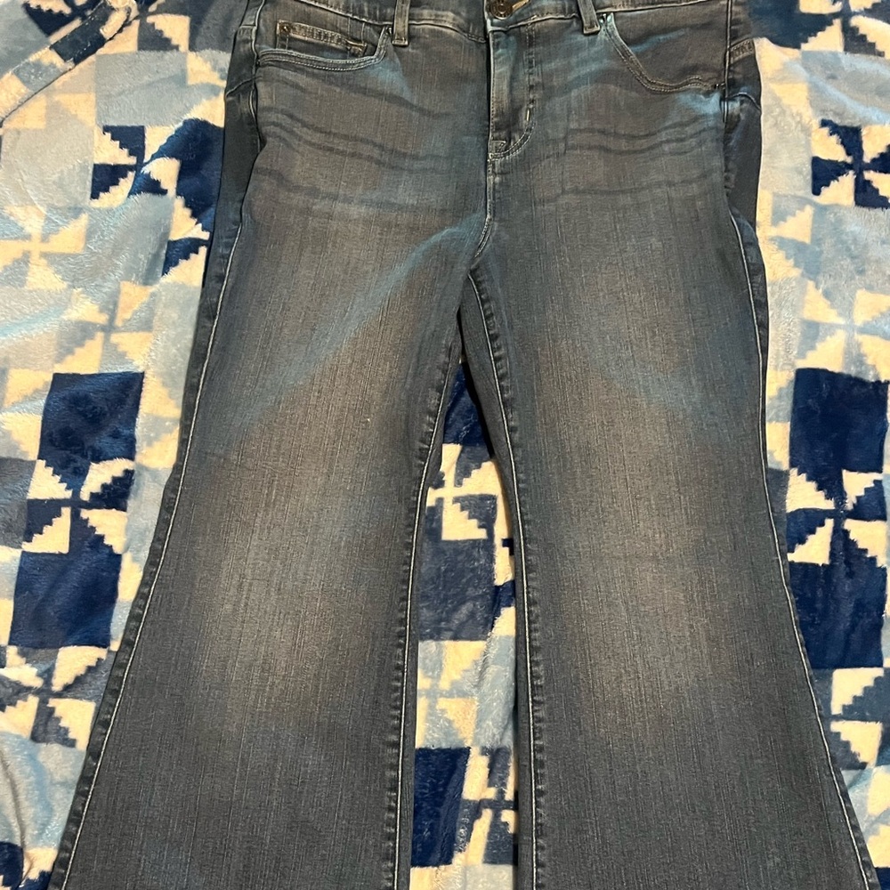 Torrid Dark Blue Flare Jeans
